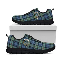 ScotsTee Shop Scottish MacKinlay Ancient Clan Crest Tartan Sneakers Tartan Casual Shoes