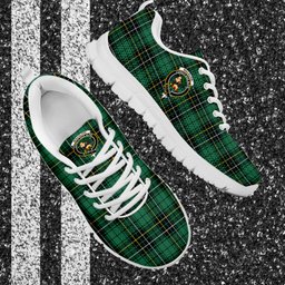 ScotsTee Shop Scottish MacAlpin Ancient Clan Crest Tartan Sneakers Tartan Casual Shoes