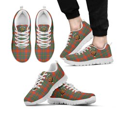 ScotsTee Shop Scottish MacKintosh Ancient Clan Crest Tartan Sneakers Tartan Casual Shoes