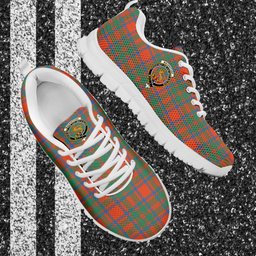 ScotsTee Shop Scottish MacKintosh Ancient Clan Crest Tartan Sneakers Tartan Casual Shoes