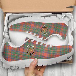 ScotsTee Shop Scottish MacKintosh Ancient Clan Crest Tartan Sneakers Tartan Casual Shoes