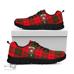 ScotsTee Shop Scottish Heron Clan Crest Tartan Sneakers Tartan Casual Shoes