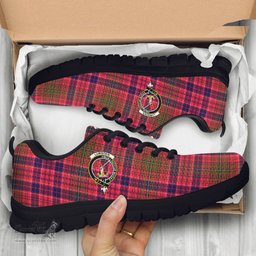 ScotsTee Shop Scottish Lumsden Modern Clan Crest Tartan Sneakers Tartan Casual Shoes