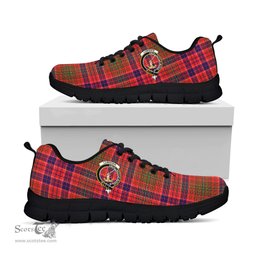 ScotsTee Shop Scottish Lumsden Modern Clan Crest Tartan Sneakers Tartan Casual Shoes
