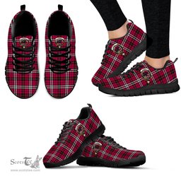 ScotsTee Shop Scottish Little Clan Crest Tartan Sneakers Tartan Casual Shoes