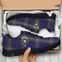 ScotsTee Shop Scottish Kinnaird Clan Crest Tartan Sneakers Tartan Casual Shoes