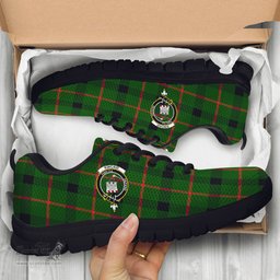 ScotsTee Shop Scottish Kincaid Modern Clan Crest Tartan Sneakers Tartan Casual Shoes