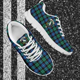 ScotsTee Shop Scottish Hunter Ancient Clan Crest Tartan Sneakers Tartan Casual Shoes