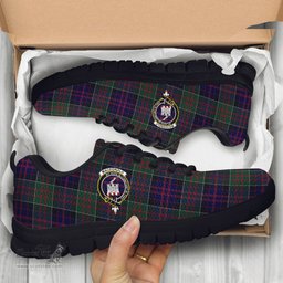 ScotsTee Shop Scottish MacDonald of Clan Ranald Clan Crest Tartan Sneakers Tartan Casual Shoes
