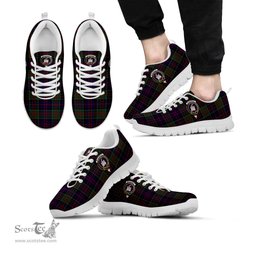 ScotsTee Shop Scottish MacDonald of Clan Ranald Clan Crest Tartan Sneakers Tartan Casual Shoes