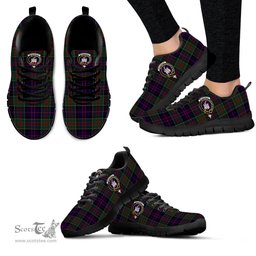 ScotsTee Shop Scottish MacDonald of Clan Ranald Clan Crest Tartan Sneakers Tartan Casual Shoes