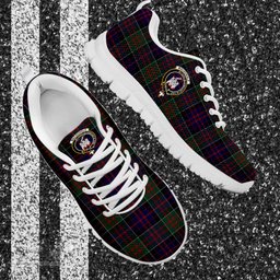 ScotsTee Shop Scottish MacDonald of Clan Ranald Clan Crest Tartan Sneakers Tartan Casual Shoes
