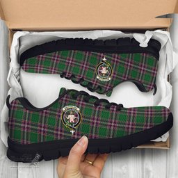 ScotsTee Shop Scottish MacFarlane Hunting Clan Crest Tartan Sneakers Tartan Casual Shoes