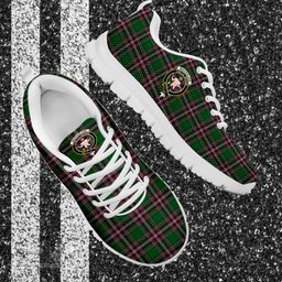 ScotsTee Shop Scottish MacFarlane Hunting Clan Crest Tartan Sneakers Tartan Casual Shoes