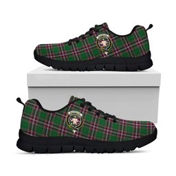 ScotsTee Shop Scottish MacFarlane Hunting Clan Crest Tartan Sneakers Tartan Casual Shoes