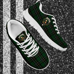 ScotsTee Shop Scottish MacAlpin Clan Crest Tartan Sneakers Tartan Casual Shoes