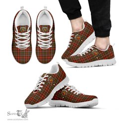 ScotsTee Shop Scottish MacKintosh Hunting Weathered Clan Crest Tartan Sneakers Tartan Casual Shoes