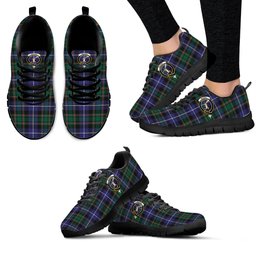 ScotsTee Shop Scottish MacRae Hunting Modern Clan Crest Tartan Sneakers Tartan Casual Shoes