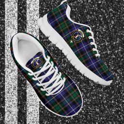 ScotsTee Shop Scottish MacRae Hunting Modern Clan Crest Tartan Sneakers Tartan Casual Shoes