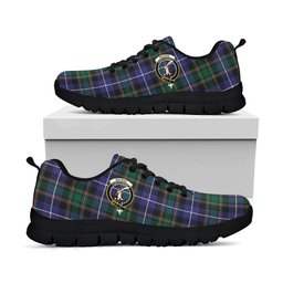 ScotsTee Shop Scottish MacRae Hunting Modern Clan Crest Tartan Sneakers Tartan Casual Shoes
