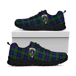 ScotsTee Shop Scottish Shaw Modern Clan Crest Tartan Sneakers Tartan Casual Shoes