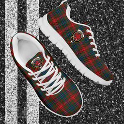ScotsTee Shop Scottish Wilson Modern Clan Crest Tartan Sneakers Tartan Casual Shoes