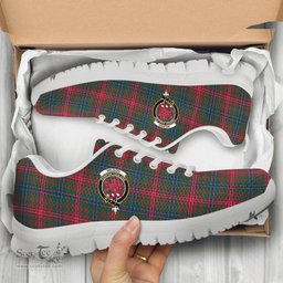 ScotsTee Shop Scottish Wilson Modern Clan Crest Tartan Sneakers Tartan Casual Shoes