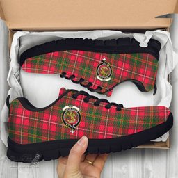 ScotsTee Shop Scottish Hay Modern Clan Crest Tartan Sneakers Tartan Casual Shoes