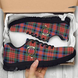 ScotsTee Shop Scottish MacDuff Ancient Clan Crest Tartan Sneakers Tartan Casual Shoes