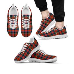 ScotsTee Shop Scottish MacDuff Ancient Clan Crest Tartan Sneakers Tartan Casual Shoes