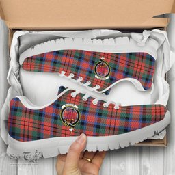 ScotsTee Shop Scottish MacDuff Ancient Clan Crest Tartan Sneakers Tartan Casual Shoes