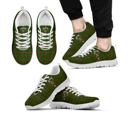 ScotsTee Shop Scottish MacKinnon Hunting Modern Clan Crest Tartan Sneakers Tartan Casual Shoes
