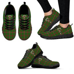 ScotsTee Shop Scottish MacKinnon Hunting Modern Clan Crest Tartan Sneakers Tartan Casual Shoes