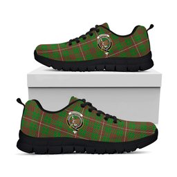 ScotsTee Shop Scottish MacKinnon Hunting Modern Clan Crest Tartan Sneakers Tartan Casual Shoes
