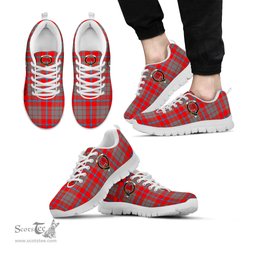 ScotsTee Shop Scottish Moubray Clan Crest Tartan Sneakers Tartan Casual Shoes