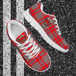 ScotsTee Shop Scottish Moubray Clan Crest Tartan Sneakers Tartan Casual Shoes