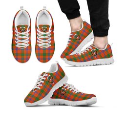 ScotsTee Shop Scottish Ross Ancient Clan Crest Tartan Sneakers Tartan Casual Shoes