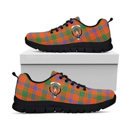 ScotsTee Shop Scottish Ross Ancient Clan Crest Tartan Sneakers Tartan Casual Shoes