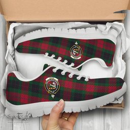 ScotsTee Shop Scottish Skene of Cromar Black Clan Crest Tartan Sneakers Tartan Casual Shoes