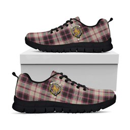 ScotsTee Shop Scottish MacPherson Hunting Ancient Clan Crest Tartan Sneakers Tartan Casual Shoes