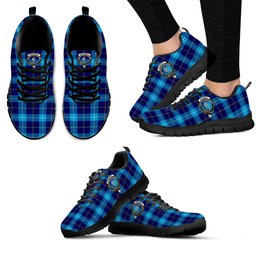 ScotsTee Shop Scottish McKerrell Clan Crest Tartan Sneakers Tartan Casual Shoes