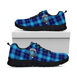 ScotsTee Shop Scottish McKerrell Clan Crest Tartan Sneakers Tartan Casual Shoes