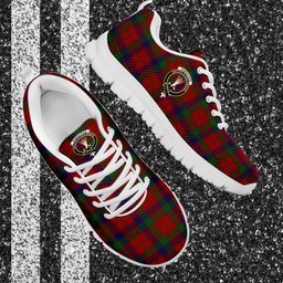 ScotsTee Shop Scottish Robertson Clan Crest Tartan Sneakers Tartan Casual Shoes