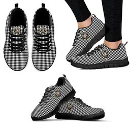 ScotsTee Shop Scottish Shepherd Clan Crest Tartan Sneakers Tartan Casual Shoes