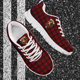ScotsTee Shop Scottish Nicolson Clan Crest Tartan Sneakers Tartan Casual Shoes