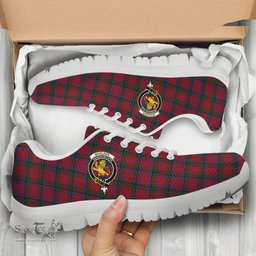 ScotsTee Shop Scottish Nicolson Clan Crest Tartan Sneakers Tartan Casual Shoes