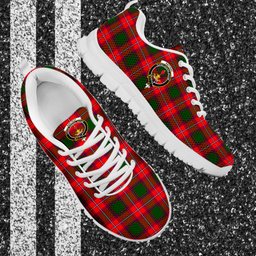 ScotsTee Shop Scottish Rattray Modern Clan Crest Tartan Sneakers Tartan Casual Shoes