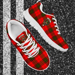 ScotsTee Shop Scottish Maxwell Modern Clan Crest Tartan Sneakers Tartan Casual Shoes