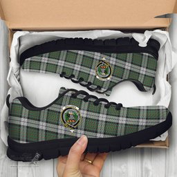 ScotsTee Shop Scottish MacLaren Dress Clan Crest Tartan Sneakers Tartan Casual Shoes