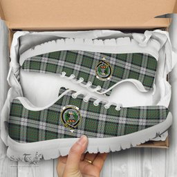 ScotsTee Shop Scottish MacLaren Dress Clan Crest Tartan Sneakers Tartan Casual Shoes